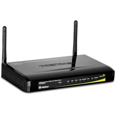 TRENDnet 300Mbps Wireless N ADSL 2/2+ Modem Router TEW-658BRM