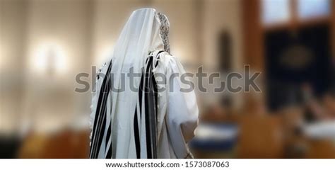 Jew Standing Praying Synagogue Prayer Shawl Stock Photo 1573087063 | Shutterstock