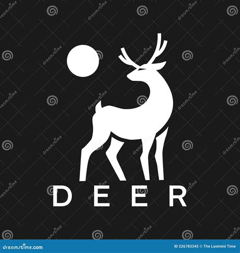 Deer logo brand design stock vector. Illustration of head - 226783345