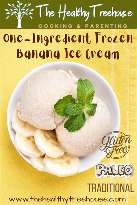 One-Ingredient Frozen Banana Ice Cream Recipe - The Healthy Treehouse