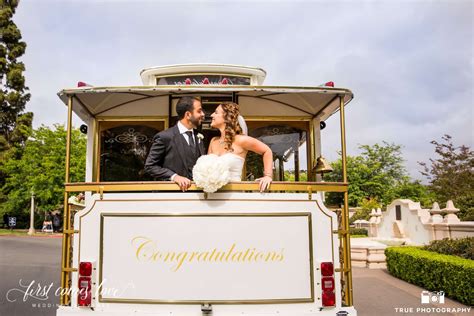 Adorable Transportation Trolley for the Lovely Newlyweds for a Luxury Wedding | Wedding events ...