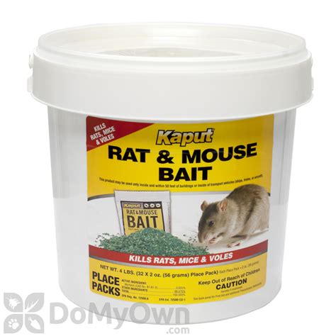 Kaput Rat & Mouse Bait - 32 placepacks