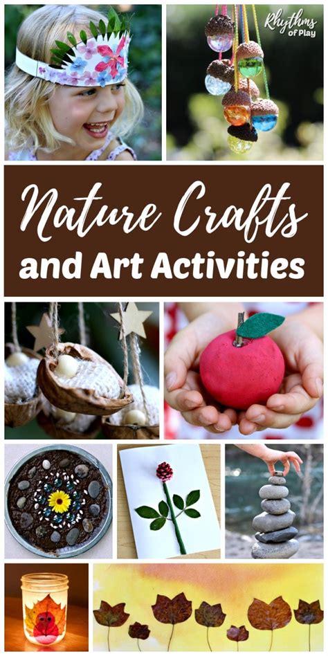 Best Nature Crafts and Art Activities for Kids and Adults | Rhythms of Play