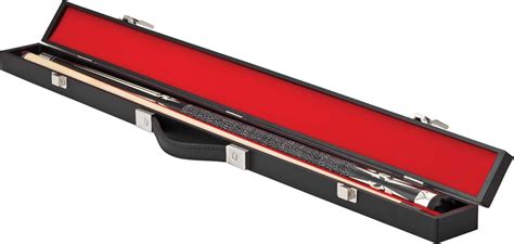 Casemaster Deluxe Billiard/Pool Cue Hard Case, Holds 1 Complete 2-Piece Cue (1 Butt/1 Shaft ...