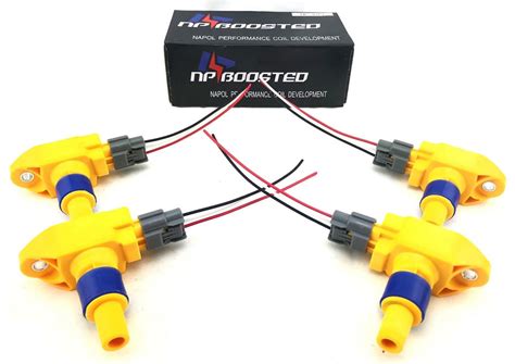 2004-2011 MAZDA RX8 COIL PACKS RX-8 Hi Output IGNITION COILS w/ Wire L | NPBoosted