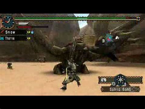 Monster Hunter Freedom Unite NEW GAMEPLAY - YouTube