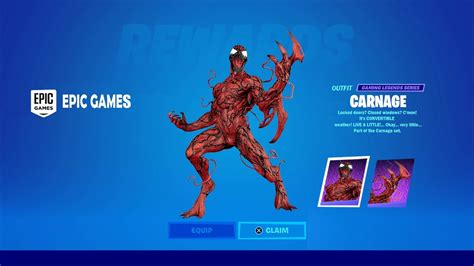 How To Get Carnage Skin FREE CODES In Fortnite! (Unlock Carnage) Venom: Let There Be Carnage ...