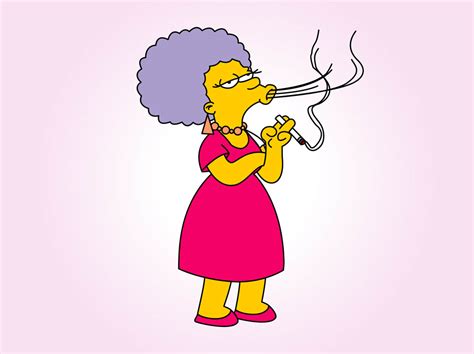 Smoking Cartoon Woman Vector Art & Graphics | freevector.com