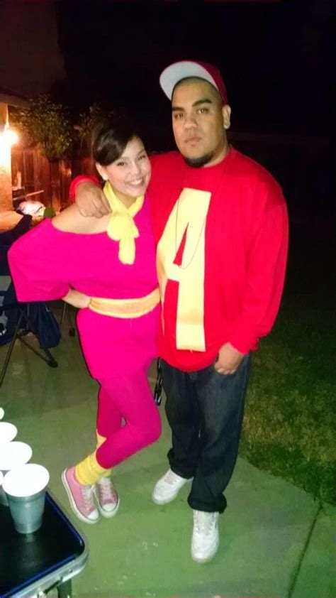 Halloween Home Made Costume Alvin and Brittany (from Alvin and the ...