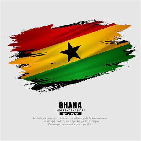 Celebration Ghana Independence Day design. 06th march Ghana ...