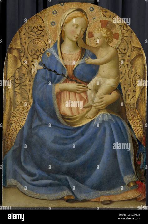 Fra Angelico - Madonna of Humility Stock Photo - Alamy