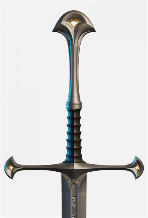 Anduril "Flame of The West" - Free 3D Model by ImperialSnowEagle