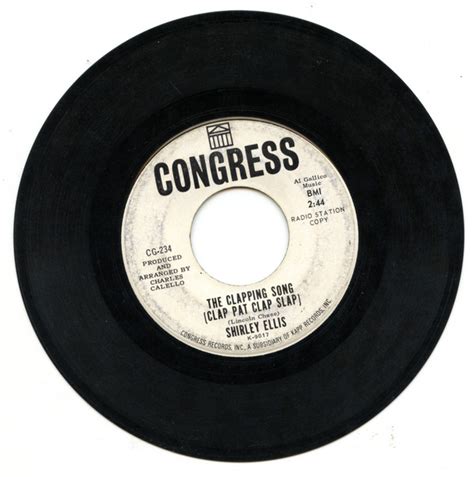 Shirley Ellis - The Clapping Song (Clap Pat Clap Slap) (1965, Vinyl ...