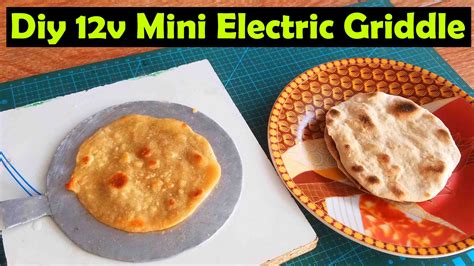 Diy 12V Mini Electric Griddle, Electric Hotplate, Electric Frying Pan