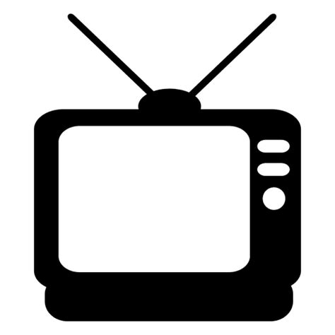 Flat Television Tv Icon Png Transparent Background Free Download Images