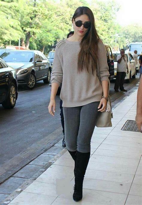 Pin on Kareena & Karishma kapoor & Kapoor family | Celebrity casual outfits, Chic winter outfits ...