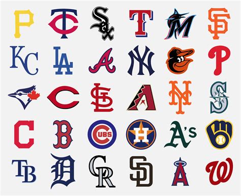 Printable List Of Mlb Teams