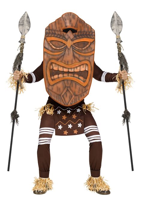 Tiki Warrior Adult Costume