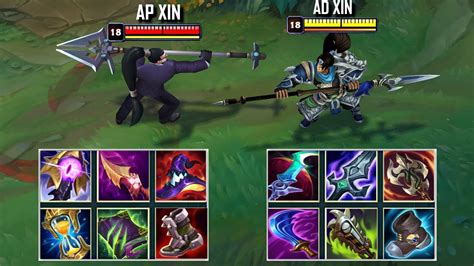 AP XIN ZHAO vs AD XIN ZHAO FULL BUILD FIGHTS & Best Moments! - YouTube