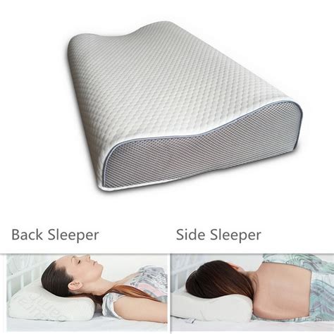 Contour Memory Foam Pillow Fit Your Cervical and Release Pain and Anti ...