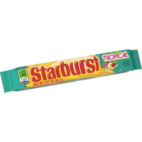 Starburst Tropical Fruit Chews Candy, 2.07 oz - Kroger