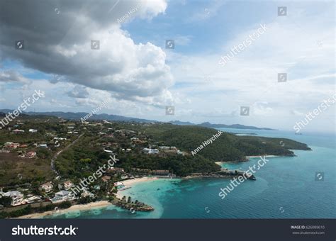 Aerial View Sky Antigua Island Caribbean Stock Photo 626089610 | Shutterstock