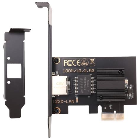 2.5GBase-T PCIe Network Adapter I225V 2.5G/1G/100Mbps PCI Express Gigabit Ethernet Card RJ45 LAN ...