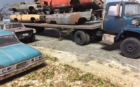 Model Car Junkyard Diorama ⋆ Model Car Diorama