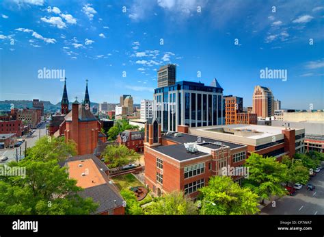 Metropolitan Skyline of downtown Birmingham, Alabama, USA Stock Photo ...