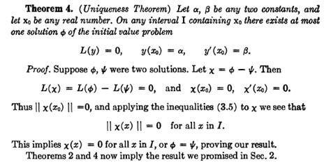 Solved Theorem 4. (Uniqueness Theorem) Let α, β be any two | Chegg.com