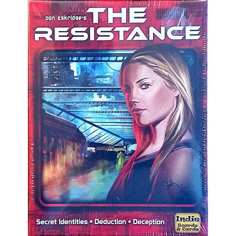 The Resistance Card Game Indie Boards and Cards Second Edition m164 ...