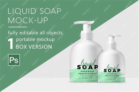 Premium PSD | Liquid Soap Mockup