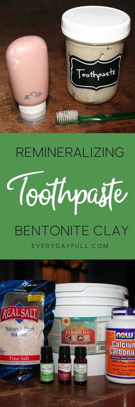 Bentonite Clay Toothpaste | Heal cavities, Bentonite clay toothpaste ...