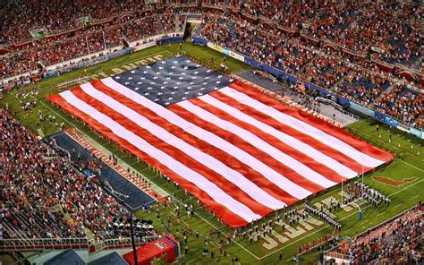 Download wallpapers FAU Stadium, Florida Atlantic Owls Stadium, NCAA, USA flag, American flag at ...