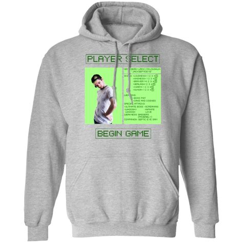 Jacksepticeye Player Select Begin Game T-Shirts, Hoodies, Long Sleeve