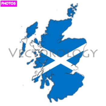 Scotland Flag Map | Scotland Flag