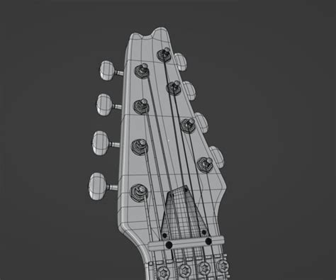 ArtStation - Ibanez 8 String Electric Guitar | Resources