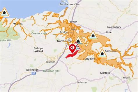 Flood alerts and warnings in place for Somerset as rain continues ...