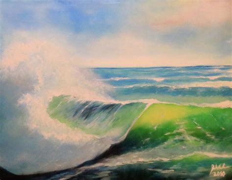 Angry Sea Painting by Jim Winburn