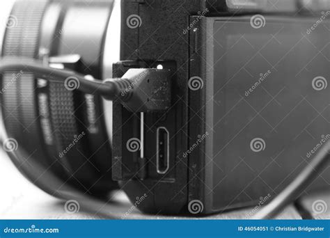 Camera charging a stock image. Image of plug, power, electricity - 46054051