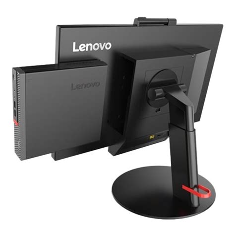Lenovo ThinkCentre Tiny-in-One 24 23.8" IPS LED FHD Monitor (DisplayPort) Black 10QYPAR1US ...