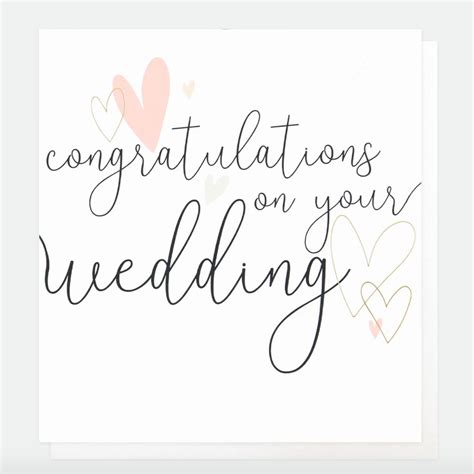 'Congratulations on your Wedding' Card — Not Another Bunch Of Flowers