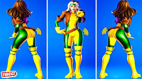 Fortnite Rogue Skin Showcase Thicc 🍑 Marvel Collab Outfit 😘Best Tiktok Emotes And Dances 💗😍🔥 ...