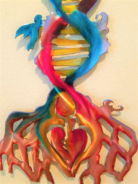 DNA Art Tree of Life DNA Strand Metal Art Custom Metal Wall - Etsy UK