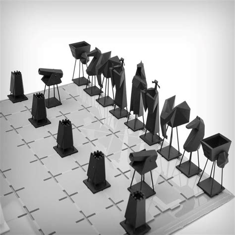 Check out this low-poly high-entertainment chess set! - Yanko Design in 2023 | Chess set, Chess ...