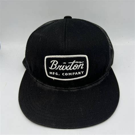 #Brixton MFG & Co. Trucker Hat #Snapback #Cap Black... - Depop