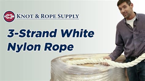 3-Strand Nylon Rope - Knot & Rope Supply - YouTube