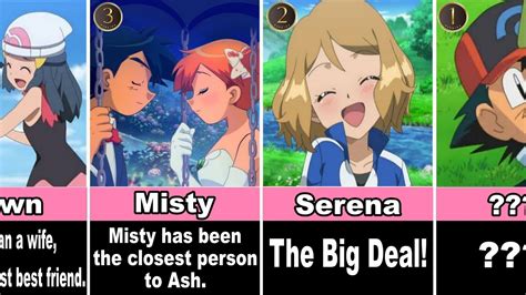 TOP 20 Pokémon Ash Wife Candidates | Who Does Ash Marry? - YouTube