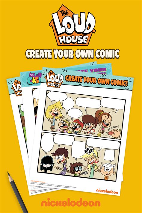 Create Your Own Comics — with The Loud House and The Casagrandes | Nickelodeon Parents