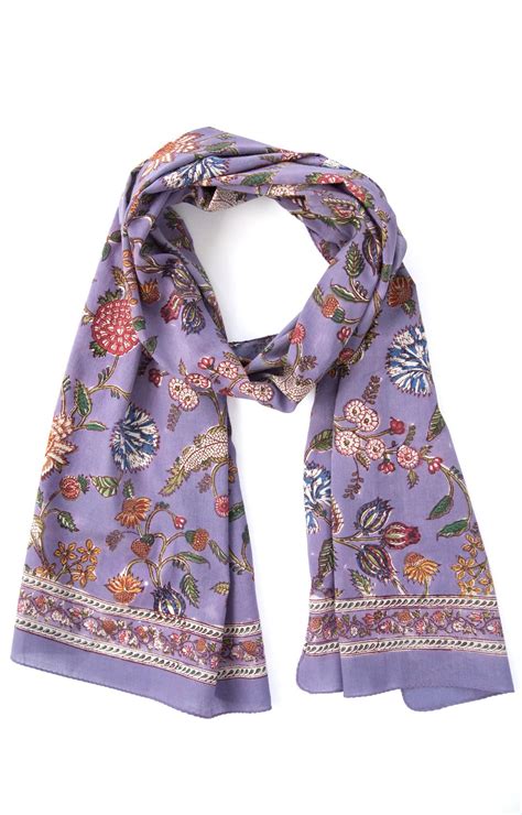 Scarf in Lavender India | Scarf, Usa scarf, Lavender scarf